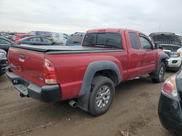 5TEUU42N95Z126788 - 2005 TOYOTA TACOMA ACCESS CAB Красный фото 3