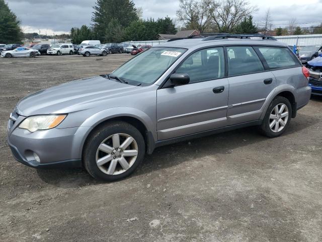 4S4BP61C687336802 - 2008 SUBARU OUTBACK 2.5I SILVER photo 1