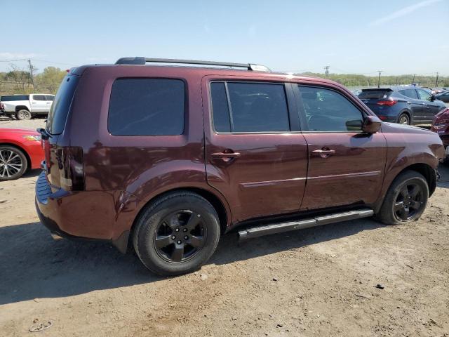 5FNYF4H61BB008890 - 2011 HONDA PILOT EXL BURGUNDY photo 3