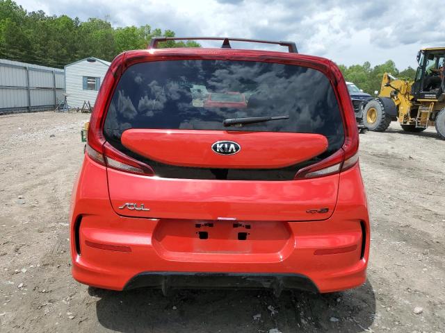 KNDJ63AUXM7751626 - 2021 KIA SOUL GT LINE RED photo 6