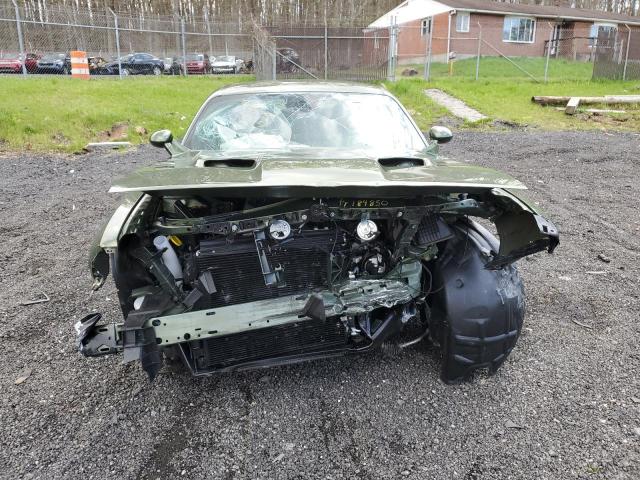 2C3CDZAG3PH527722 - 2023 DODGE CHALLENGER SXT GREEN photo 5