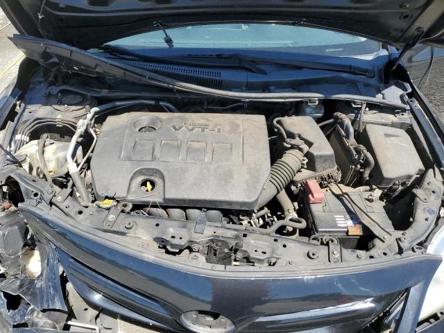 2T1BU4EE0CC784490 - 2012 TOYOTA COROLLA LE BASE BLACK photo 11