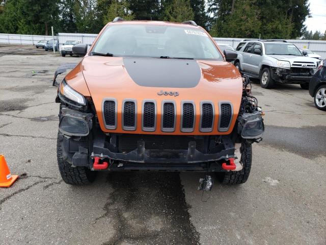 1C4PJMBS0FW647330 - 2015 JEEP CHEROKEE TRAILHAWK ORANGE photo 5