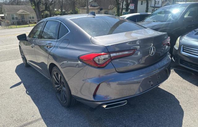 19UUB5F45MA003903 - 2021 ACURA TLX TECHNOLOGY GRAY photo 3