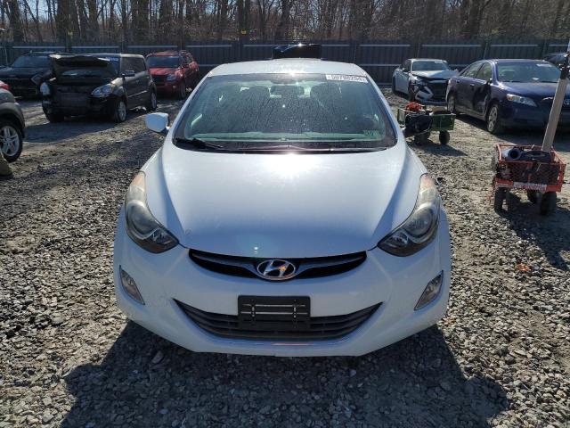 5NPDH4AE0DH426954 - 2013 HYUNDAI ELANTRA GLS WHITE photo 5