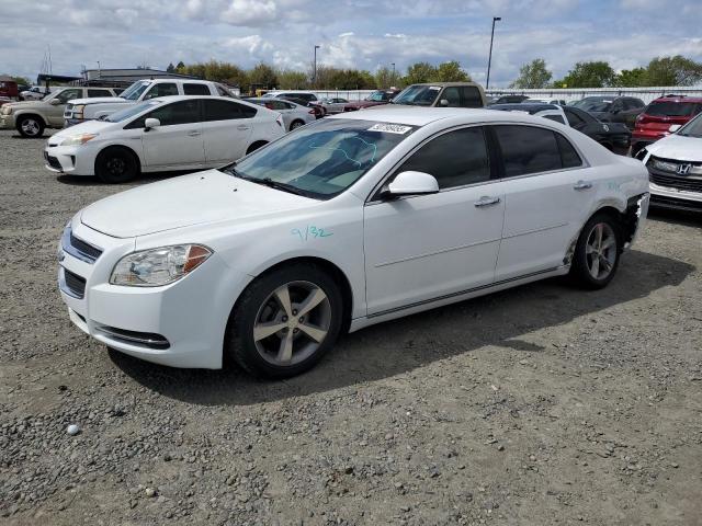 1G1ZC5E07CF390514 - 2012 CHEVROLET MALIBU 1LT WHITE photo 1
