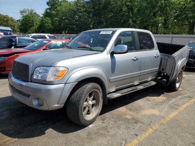 5TBDT44186S509870 - 2006 TOYOTA TUNDRA DOUBLE CAB SR5 GRAY photo 1