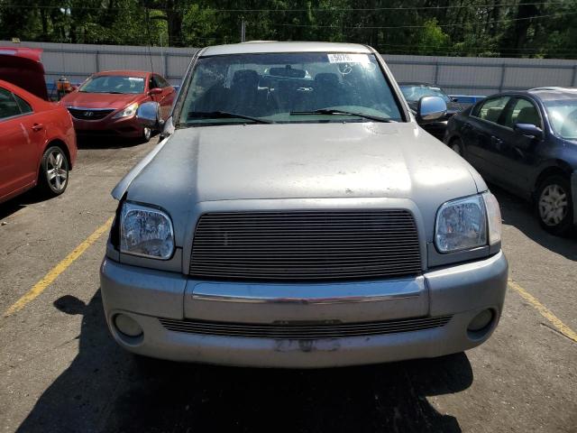 5TBDT44186S509870 - 2006 TOYOTA TUNDRA DOUBLE CAB SR5 GRAY photo 5