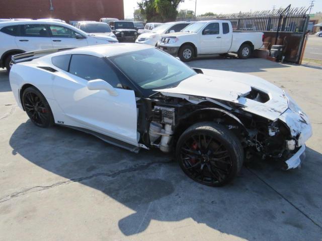 1G1YH2D78E5135115 - 2014 CHEVROLET CORVETTE STINGRAY Z51 1LT WHITE photo 1