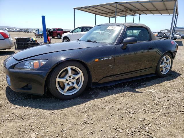 JHMAP1148YT005642 - 2000 HONDA S2000 BLACK photo 1