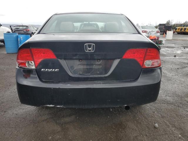 2HGFA16808H307624 - 2008 HONDA CIVIC EX BLACK photo 6