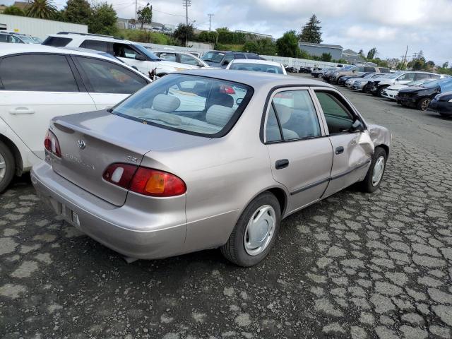 1NXBR12E0WZ046230 - 1998 TOYOTA COROLLA VE BEIGE photo 3