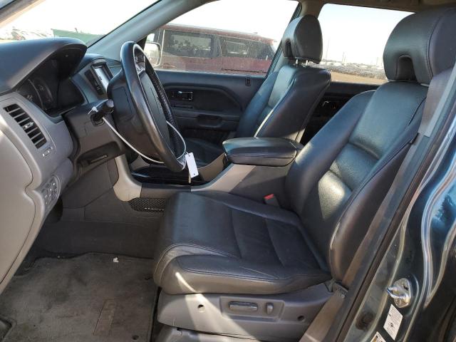 5FNYF18587B025618 - 2007 HONDA PILOT EXL BLUE photo 7