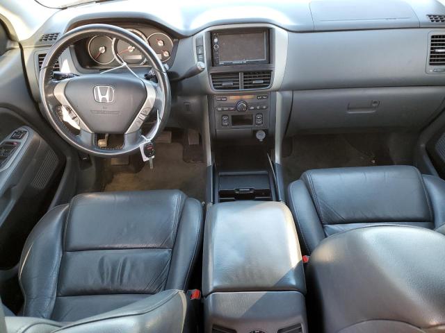 5FNYF18587B025618 - 2007 HONDA PILOT EXL BLUE photo 8