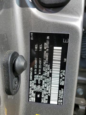 JTJBARBZ8K2207844 - 2019 LEXUS NX 300 BASE ვერცხლისფერი ფოტო 13