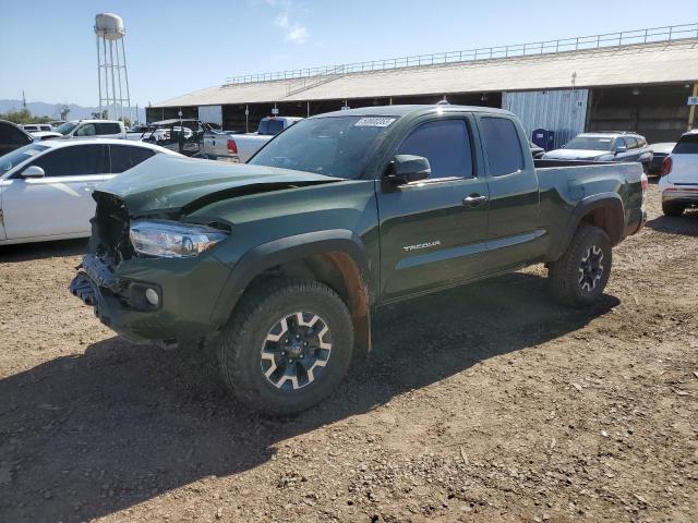 3TYSZ5AN5NT079390 - 2022 TOYOTA TACOMA ACCESS CAB GREEN photo 1