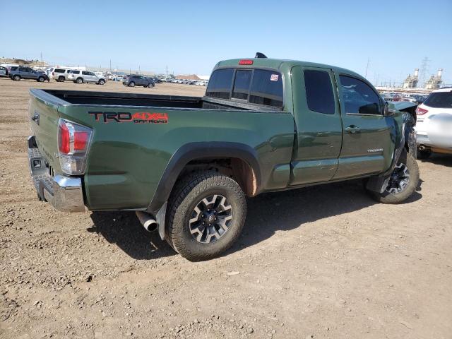 3TYSZ5AN5NT079390 - 2022 TOYOTA TACOMA ACCESS CAB GREEN photo 3