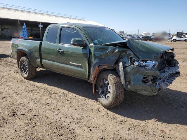 3TYSZ5AN5NT079390 - 2022 TOYOTA TACOMA ACCESS CAB GREEN photo 4