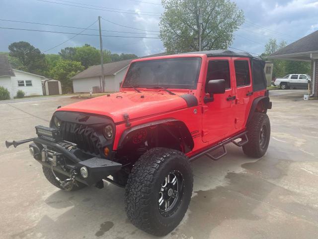 1C4BJWDG3DL669464 - 2013 JEEP WRANGLER U SPORT Rot Foto 2