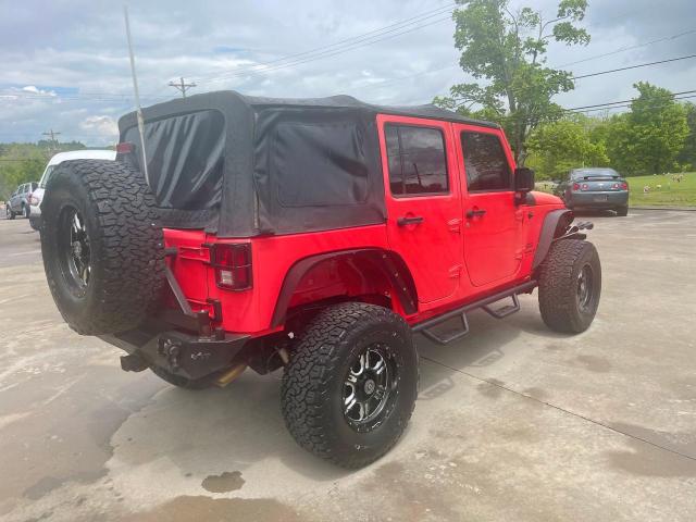 1C4BJWDG3DL669464 - 2013 JEEP WRANGLER U SPORT Rot Foto 4