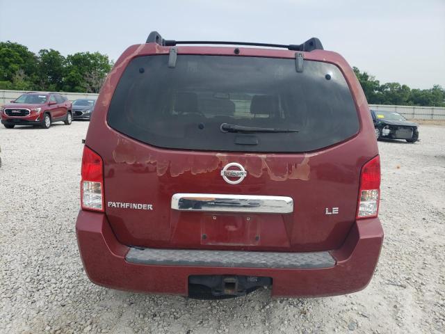 5N1AR18W25C715324 - 2005 NISSAN PATHFINDER LE RED photo 6