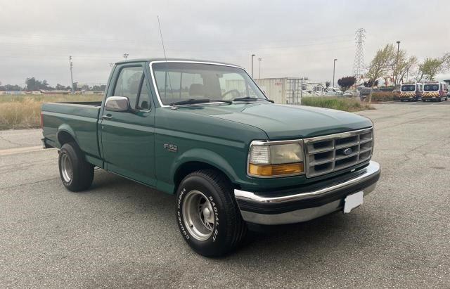 2FTDF15Y9NCA51436 - 1992 FORD F150 GREEN photo 1