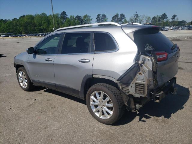 1C4PJLDS2EW258680 - 2014 JEEP CHEROKEE LIMITED SILVER photo 2