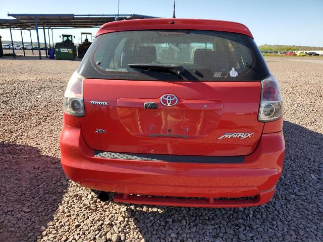 2T1KR32E35C394907 - 2005 TOYOTA COROLLA MA XR RED photo 6