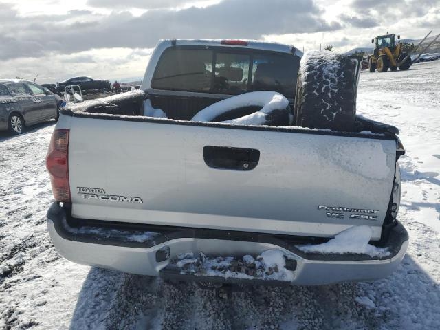 5TEJU62N28Z586121 - 2008 TOYOTA TACOMA DOUBLE CAB PRERUNNER SILVER photo 6