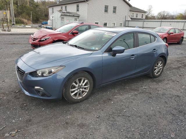 JM1BM1N78G1312998 - 2016 MAZDA 3 GRAND TOURING BLUE photo 1