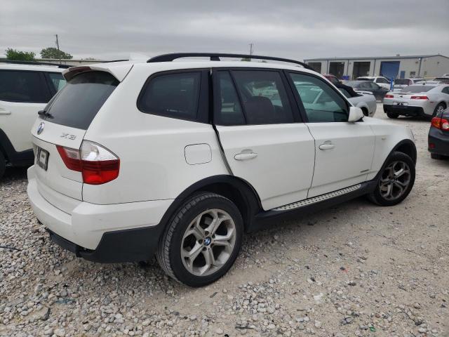 WBXPC934X9WJ26775 - 2009 BMW X3 XDRIVE30I WHITE photo 3