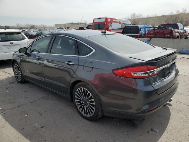 3FA6P0SU8HR253977 - 2017 FORD FUSION TITANIUM PHEV BLACK photo 2