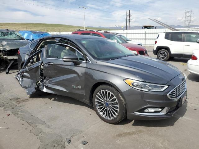 3FA6P0SU8HR253977 - 2017 FORD FUSION TITANIUM PHEV BLACK photo 4