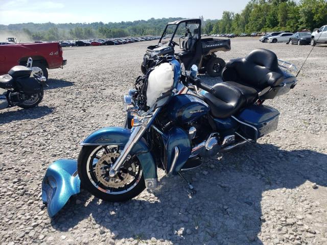 1HD1KEL15EB686384 - 2014 HARLEY-DAVIDSON FLHTK ELECTRA GLIDE ULTRA LIMITED BLUE photo 2