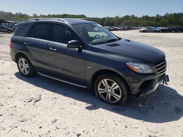 4JGDA5HB8CA049829 - 2012 MERCEDES-BENZ ML 350 4MATIC GRAY photo 4