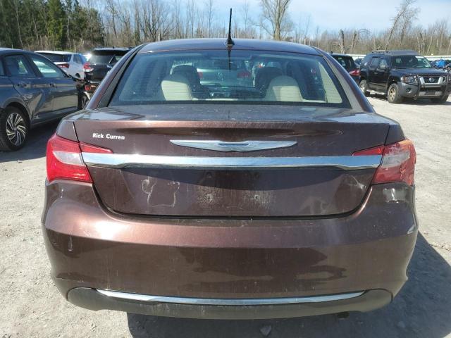 1C3CCBBB2DN542180 - 2013 CHRYSLER 200 TOURING BROWN photo 6