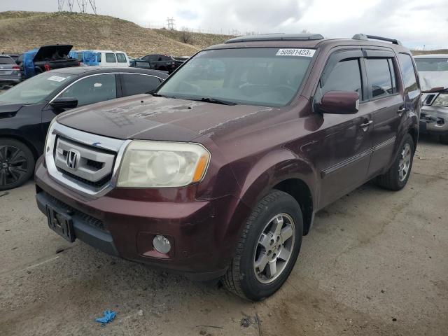 5FNYF48929B023144 - 2009 HONDA PILOT TOURING MAROON photo 1