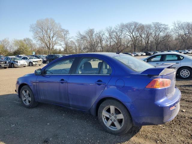 JA3AU26U38U032796 - 2008 MITSUBISHI LANCER ES BLUE photo 2