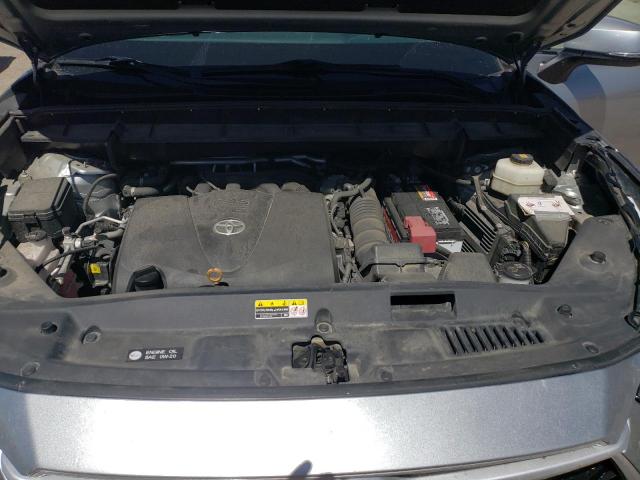 5TDGZRBH1LS050175 - 2020 TOYOTA HIGHLANDER XLE SILVER photo 12