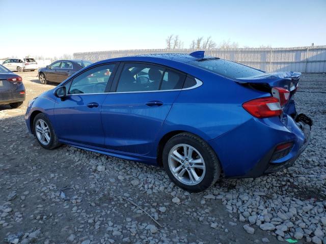 1G1BE5SMXG7323506 - 2016 CHEVROLET CRUZE LT BLUE photo 2