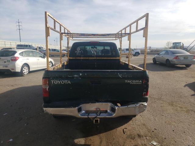 4TASM92N0YZ651688 - 2000 TOYOTA TACOMA XTRACAB PRERUNNER მწვანე ფოტო 6