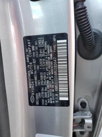 KM8JCCD16RU183647 - 2024 HYUNDAI TUCSON SEL CONVENIENCE GRAY photo 13