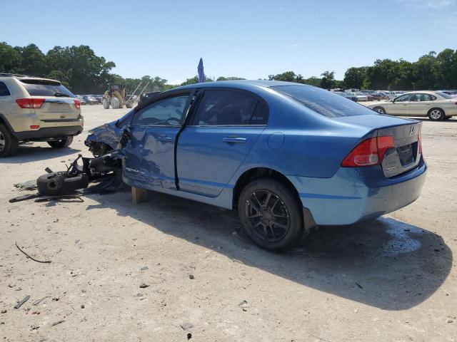 1HGFA16876L149430 - 2006 HONDA CIVIC EX BLUE photo 2