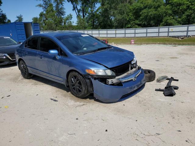 1HGFA16876L149430 - 2006 HONDA CIVIC EX BLUE photo 4