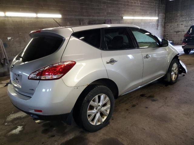 JN8AZ1MW5DW304964 - 2013 NISSAN MURANO S SILVER photo 3