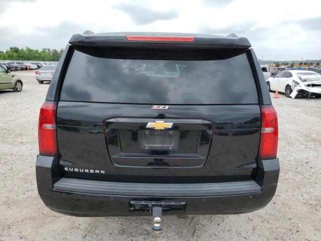 1GNSKJKCXFR676595 - 2015 CHEVROLET SUBURBAN K1500 LT BLACK photo 6