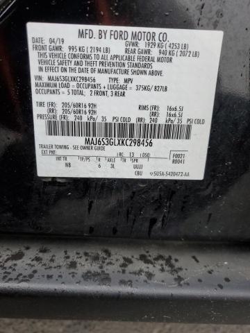 MAJ6S3GLXKC298456 - 2019 FORD ECOSPORT SE 黑色 照片 13