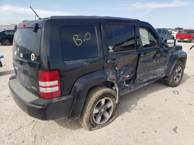 1J8GP28K98W255923 - 2008 JEEP LIBERTY SPORT BLACK photo 3