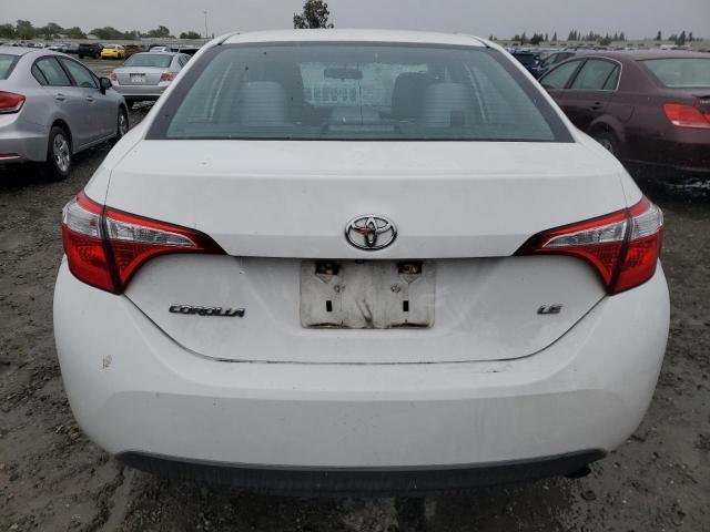 5YFBURHE3FP261591 - 2015 TOYOTA COROLLA L WHITE photo 6