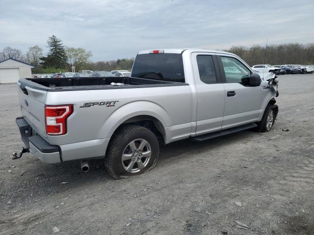 1FTEX1EP0JFD40387 - 2018 FORD F150 SUPER CAB SILVER photo 3